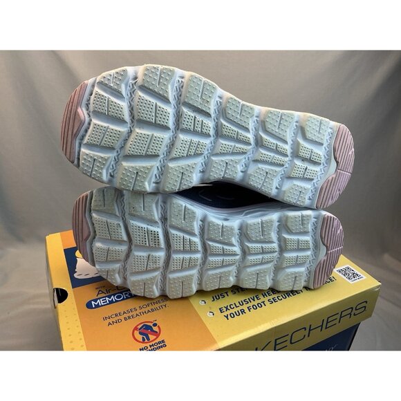 Skechers Hands Free Ladies Sneaker Slip Ins Size 9.5 Slate/Pink - Picture 5 of 8